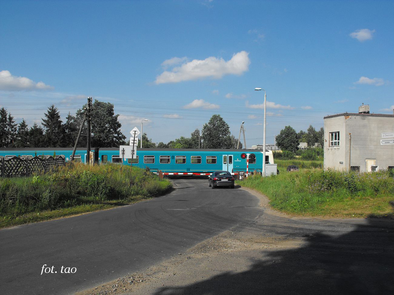 Przejazd kolejowy na ul. Dworcowej, 29.07.2012 r.