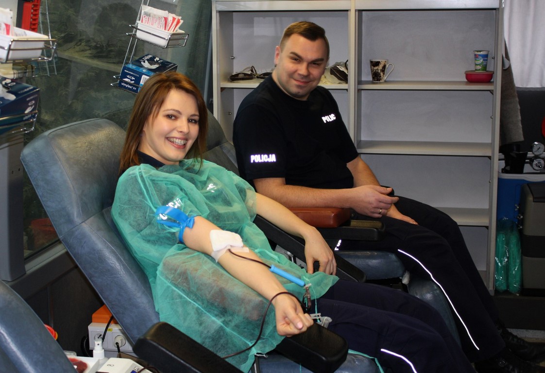 Aleksandra Szarwiska od lat jest take honorowym krwiodawc i regularnie oddaje krew.