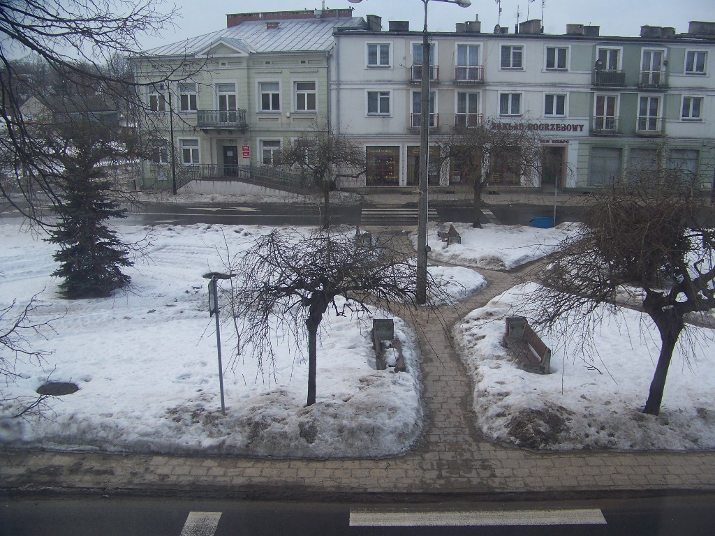 Widok na Plac Kardynaa Wyszyskiego, 21.02.2010 r.