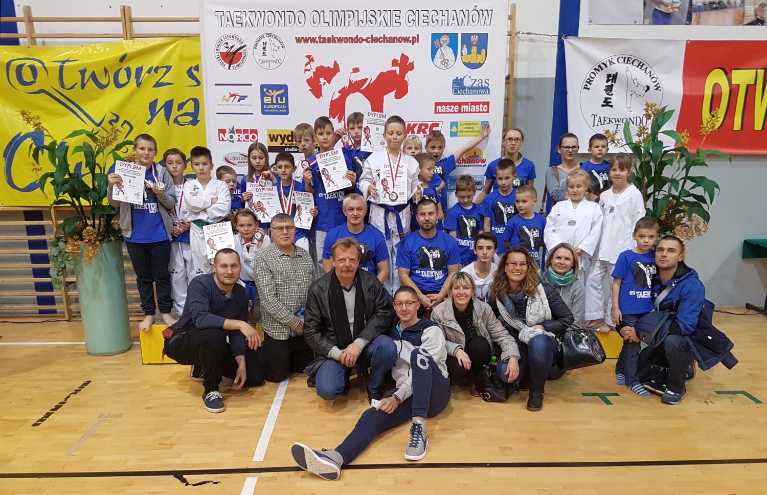 Otwarte Mistrzostwa Mazowsza Dzieci i Modzikw w Taekwondo Olimpijskim, Ciechanw 5.11.2016 r.