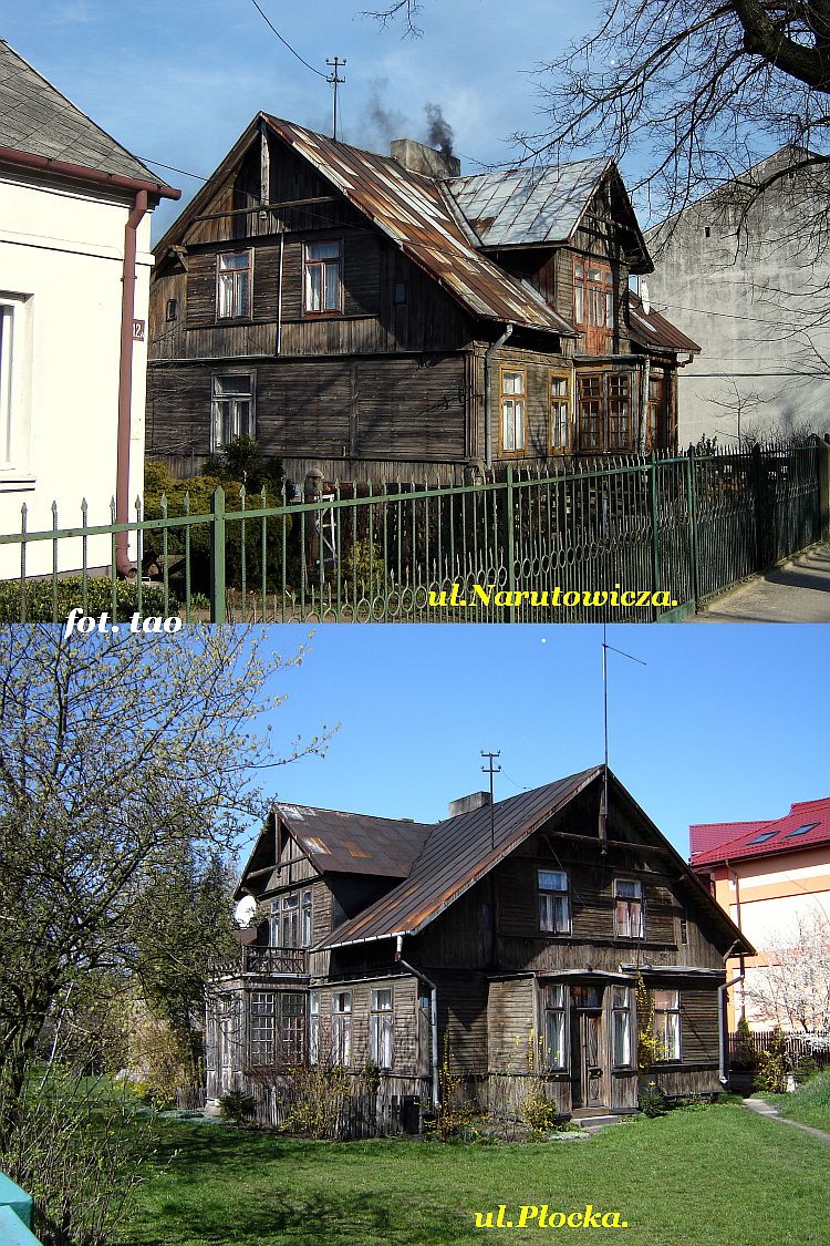 Ciekawostka historyczna: w Sierpcu mona jeszcze odnale zabytkowe identyczne drewniane domy, 2009 r.