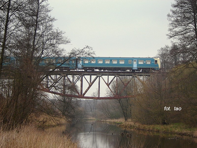 Most kolejowy w Mieszczku.