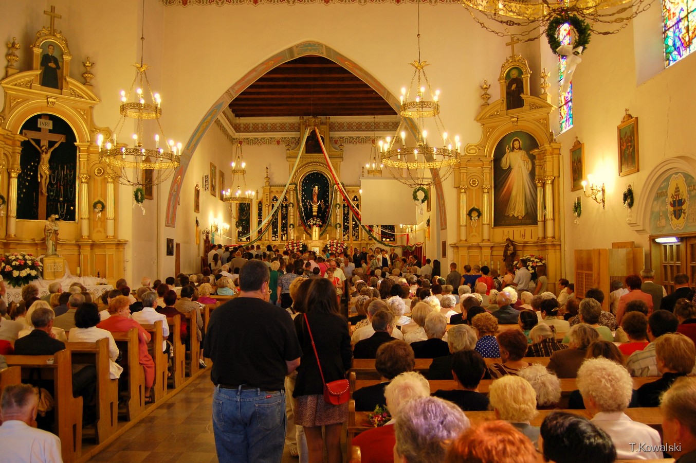 Msza w kociele pw. Wniebowzicia Najwitszej Marii Panny, 15.08.2013 r.
