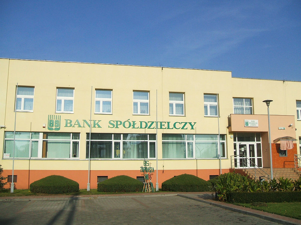 Bank Spdzielczy, ulica Wiosny Ludw 6, padziernik 2008 r.