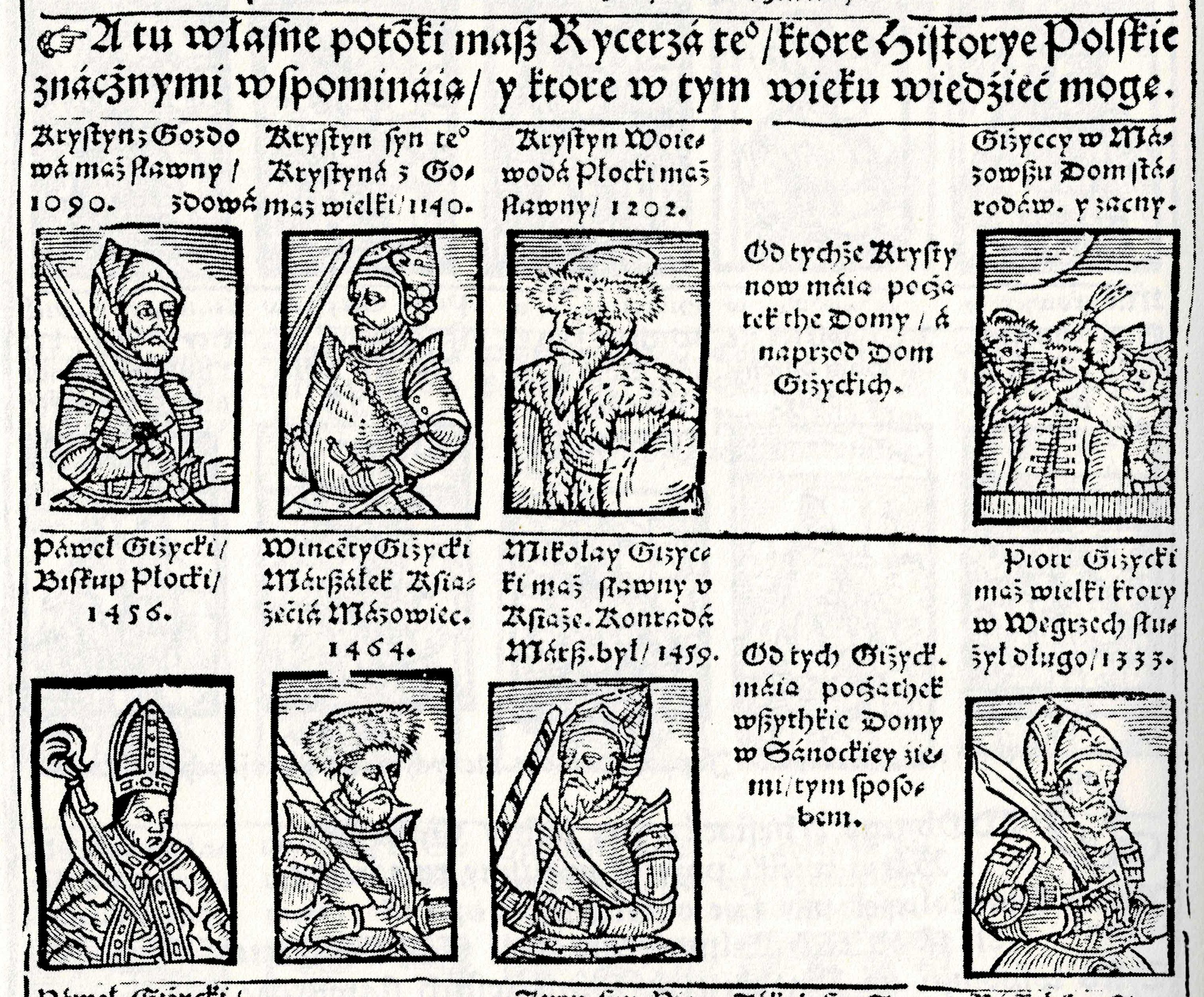 Najstarsi Gozdawici w dziele Bartosza Paprockiego Gniazdo cnoty (1578)