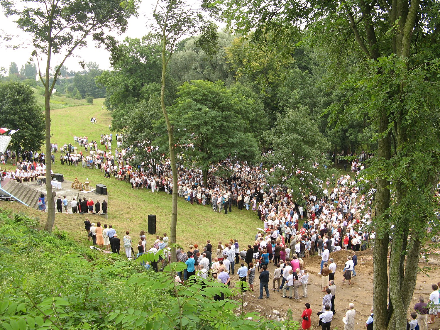 Msza na Placu Koronacyjnym z okazji Wniebowzicia NMP 15 sierpnia 2011 r.