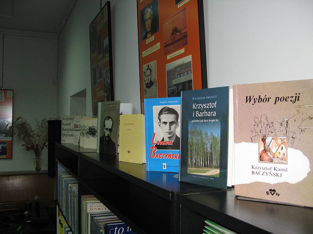 W dniu spotkania prezentowano w Czytelni tomiki poetyckie oraz ksiki powicone K.K. Baczyskiemu.