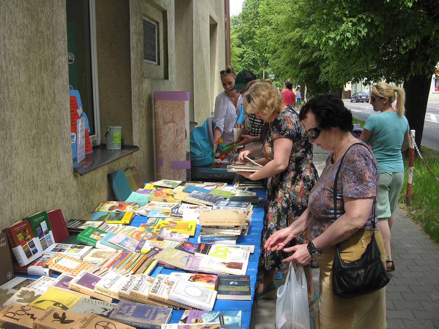 Stoisko VI Kiermaszu Wolnych Ksiek, zorganizowanego w dniach 20-24 maja 2013 r. przez Miejsk Bibliotek Publiczn w Sierpcu.