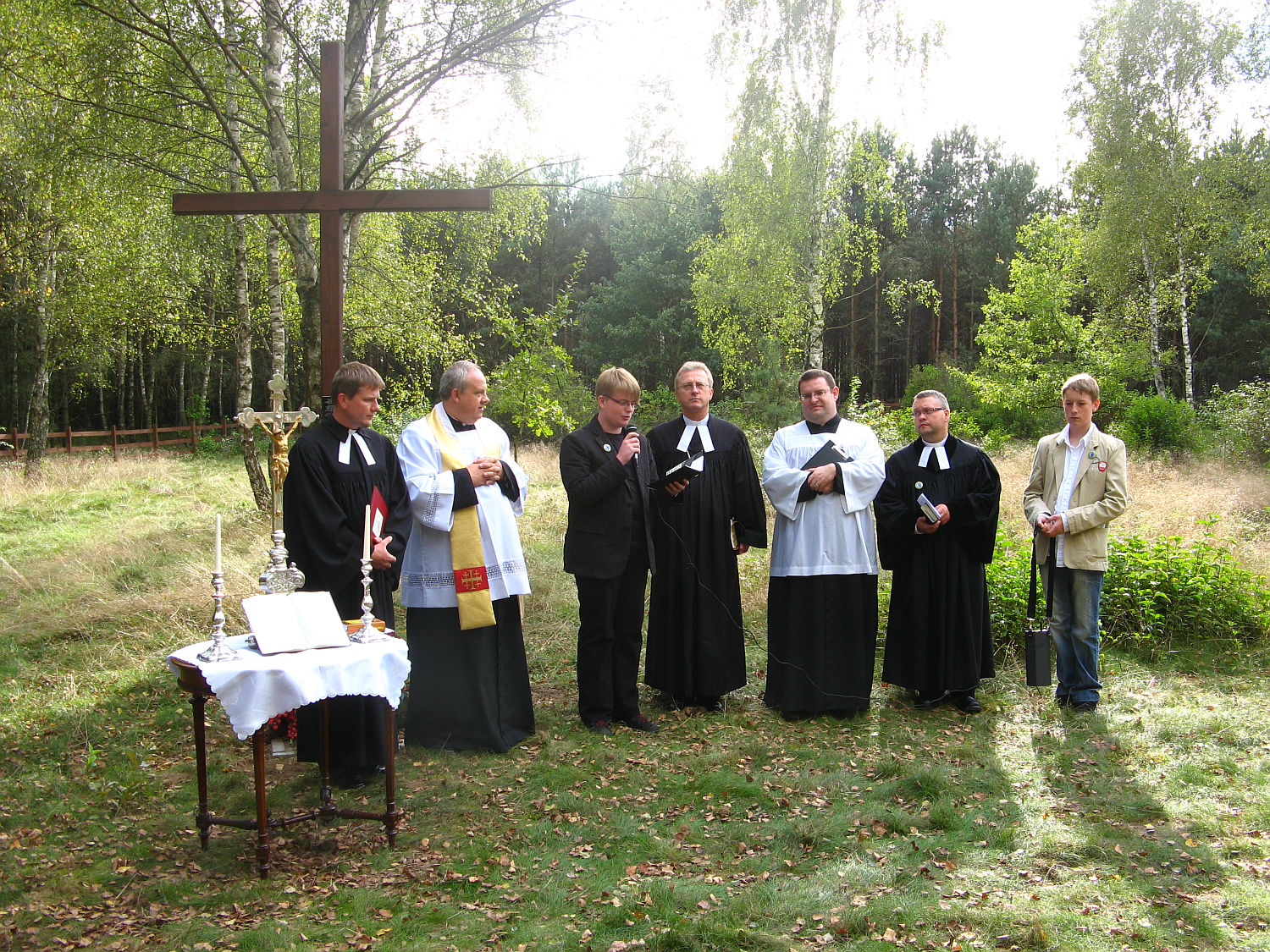 Naboestwo ekumeniczne na cmentarzu, 5.09.2010 r.