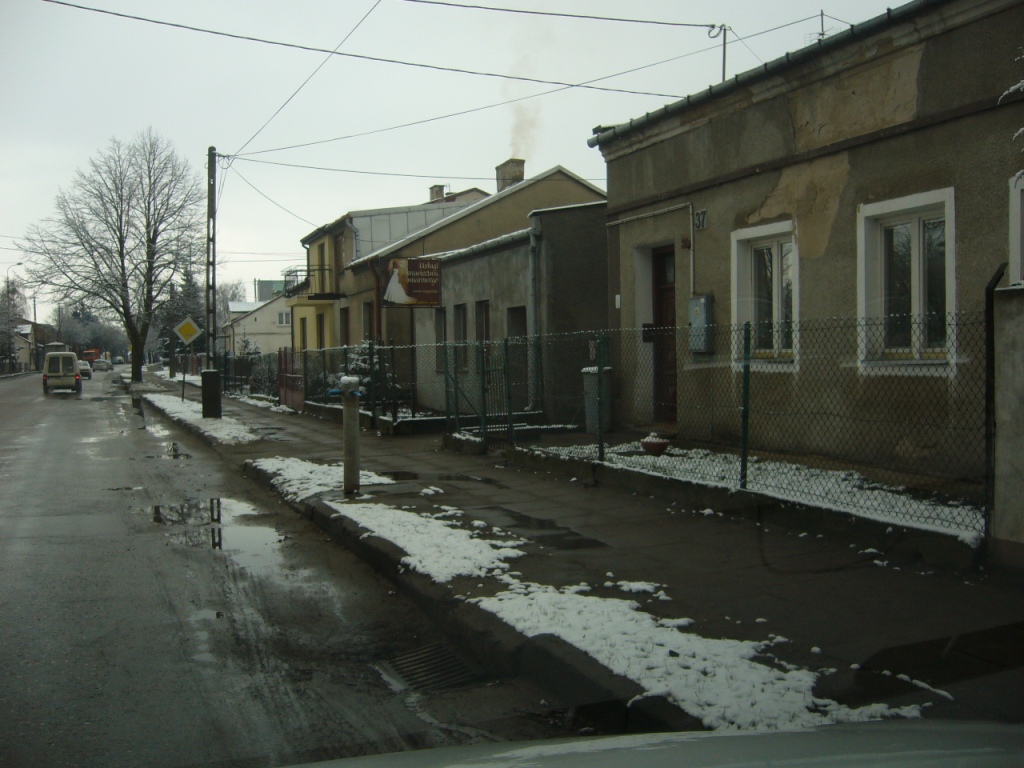 Ulica witokrzyska, miejsce mojej modoci, po 60 latach, 12.03.2009 r.
