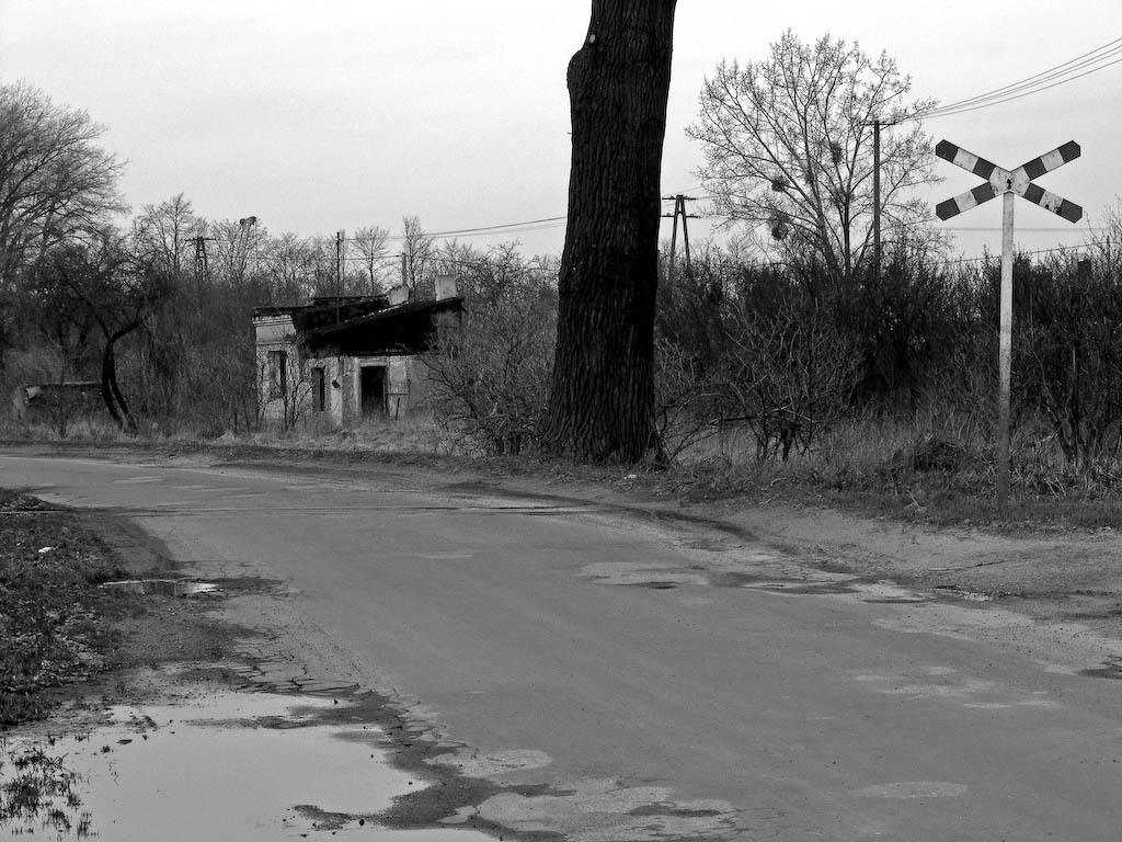 Droga obok parowozowni - 16 marca 2008