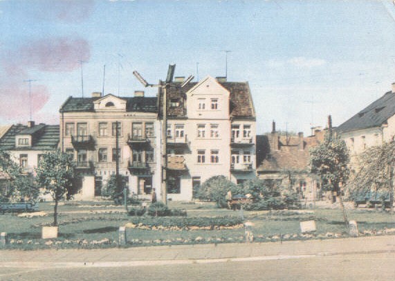 Plac jednoci Robotniczej - pocztwka z 1971 roku.<BR> Obecnie Plac Kardynaa Wyszyskiego.