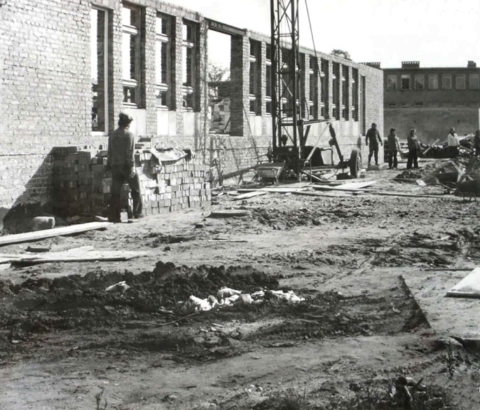 Budowa Przedszkola nr 4 - ok. 1979 r.