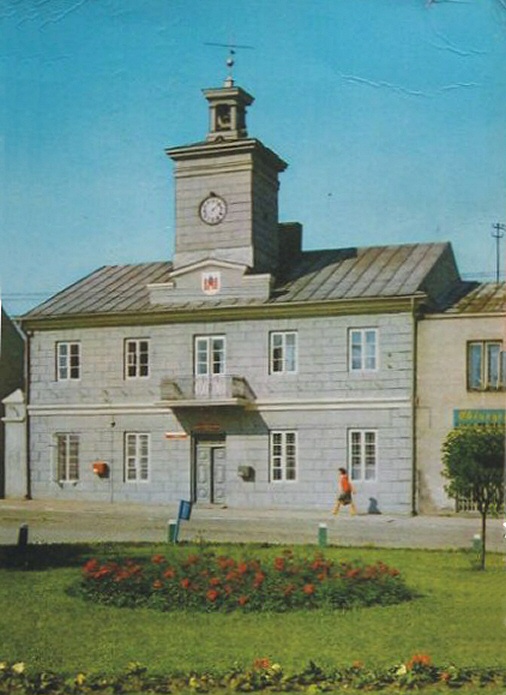 Widok na Ratusz - fotografia z lat 70-tych XX w.