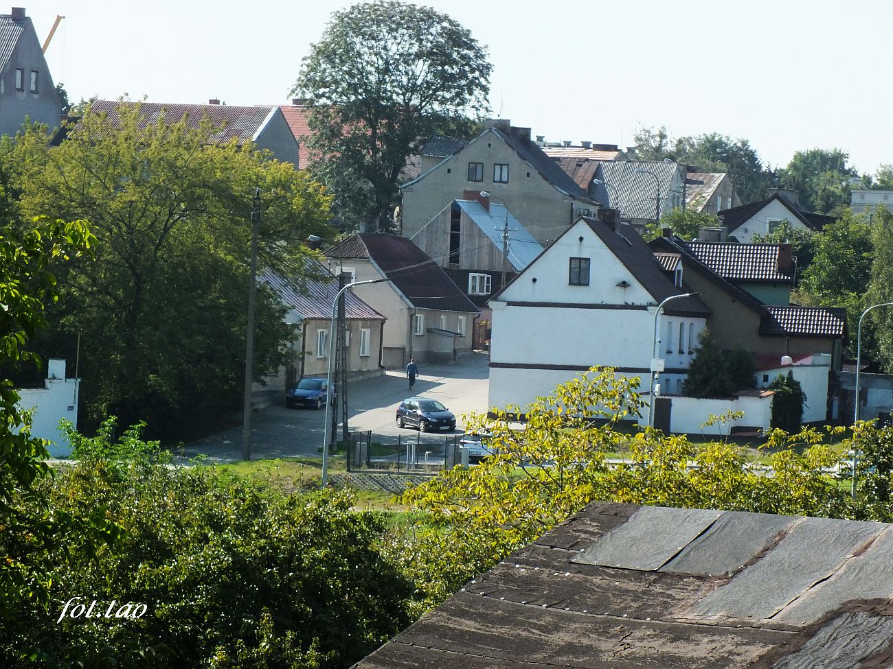 Widok z ulicy wirki i Wigury na ulic w. Wawrzyca, wrzesie 2021 r.