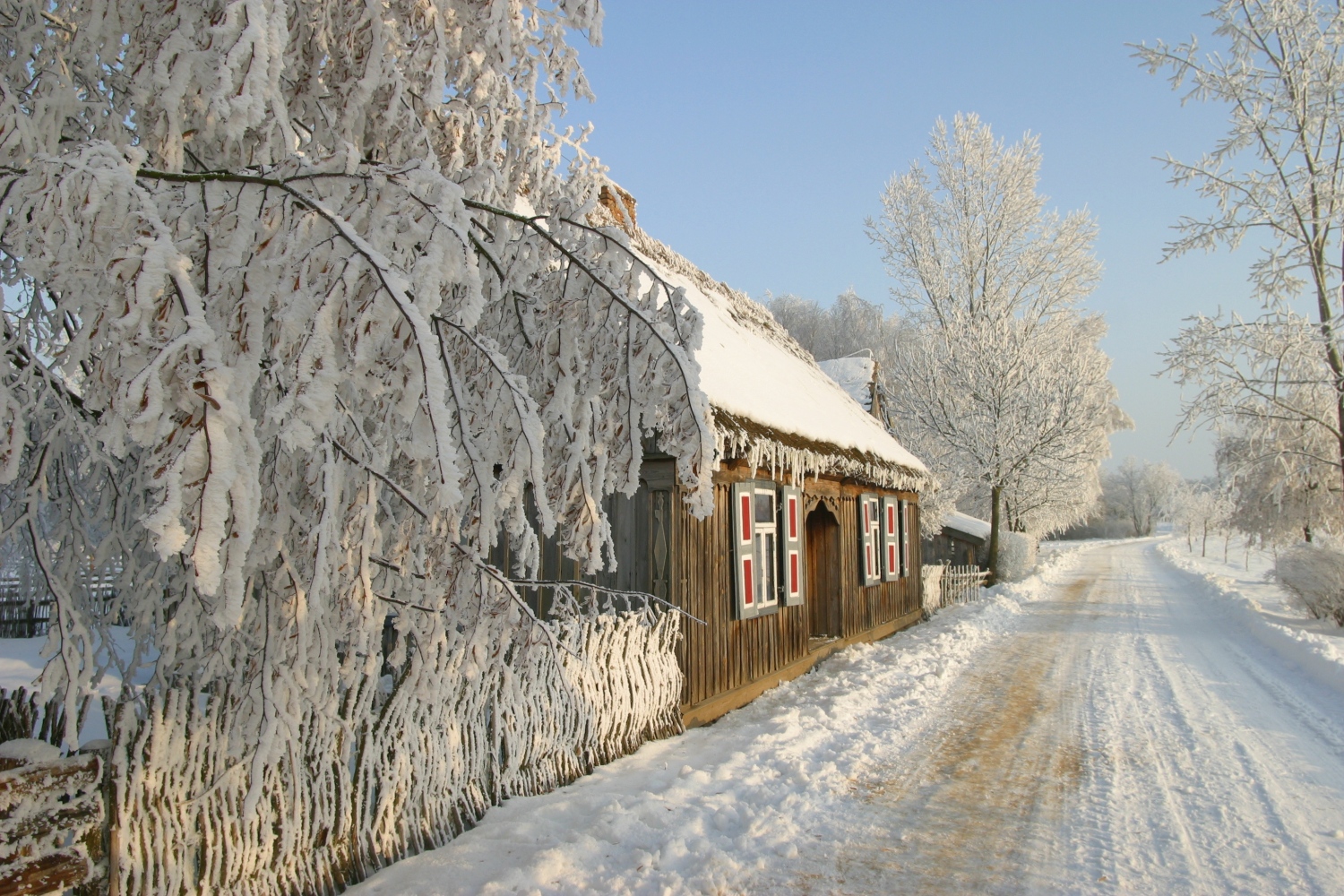 Zima w skansenie 2015 r.