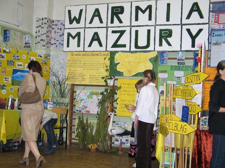Wystawka regionu warmisko-mazurskie­go. 
