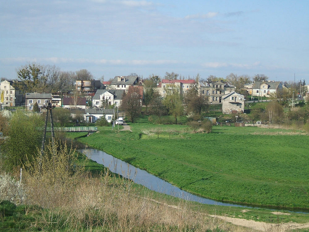 Widok na star cz miasta, tzw. Wki, kwiecie 2008 r.