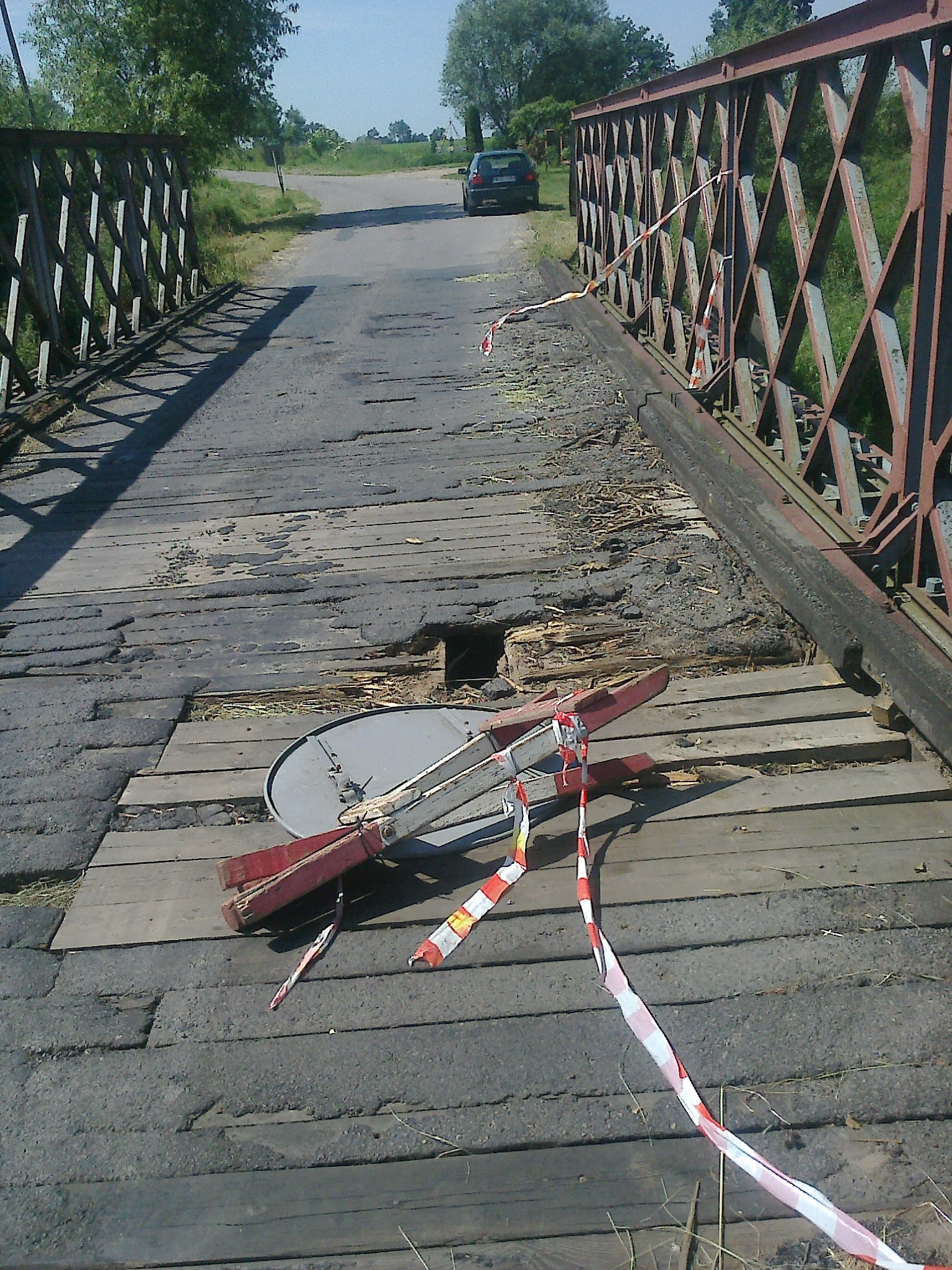 Most w Kisielewie, 8.06.2014 r.