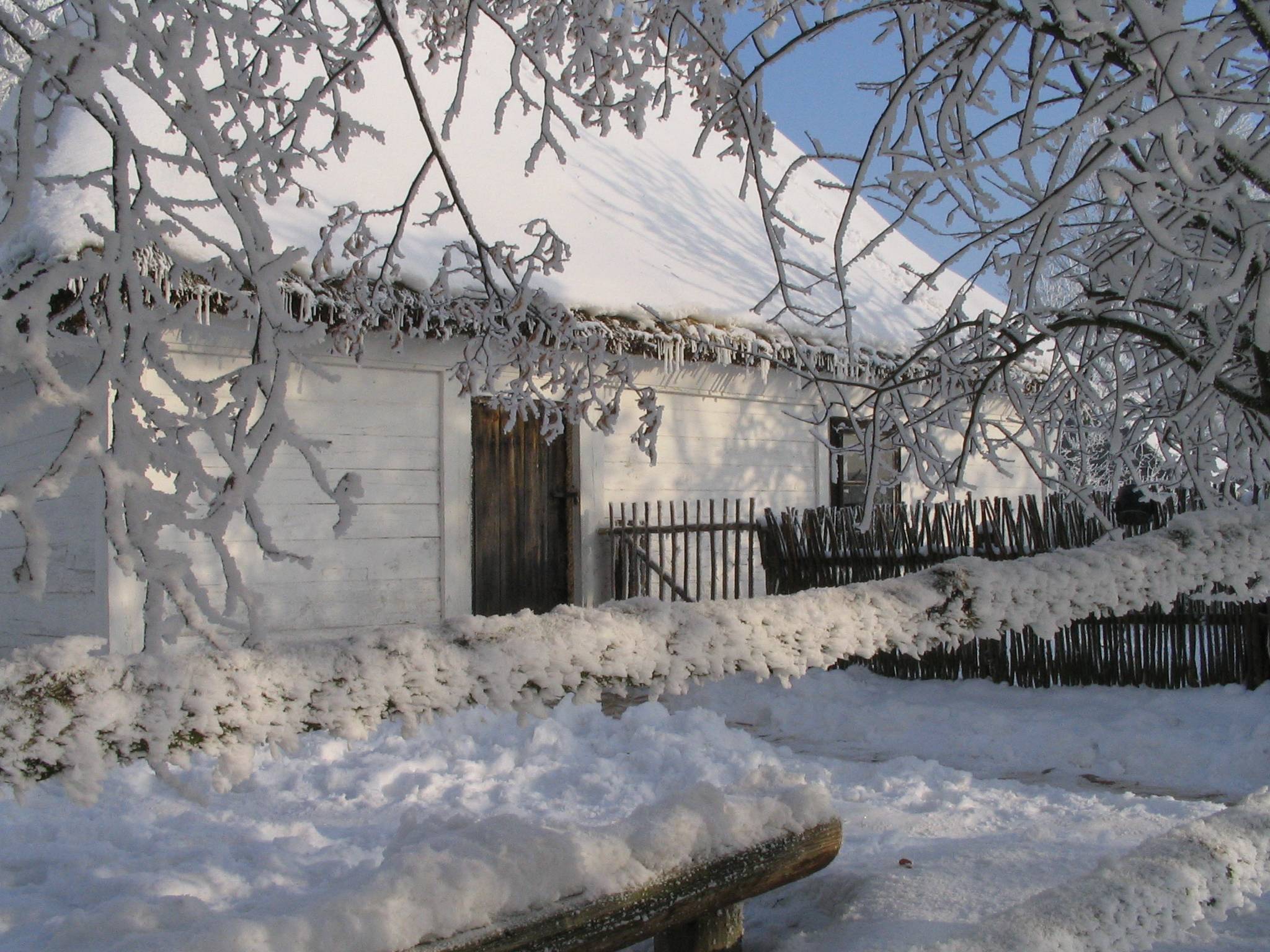Zima w skansenie, 2010 r.