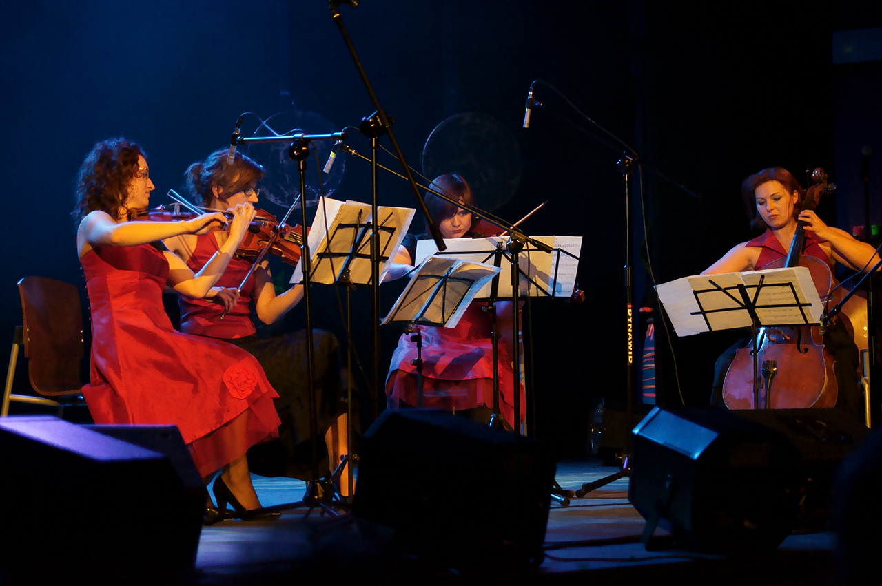 Centrum Kultury i Sztuki, kwartet smyczkowy Aquartet z Katowic, 27.04.2012 r.