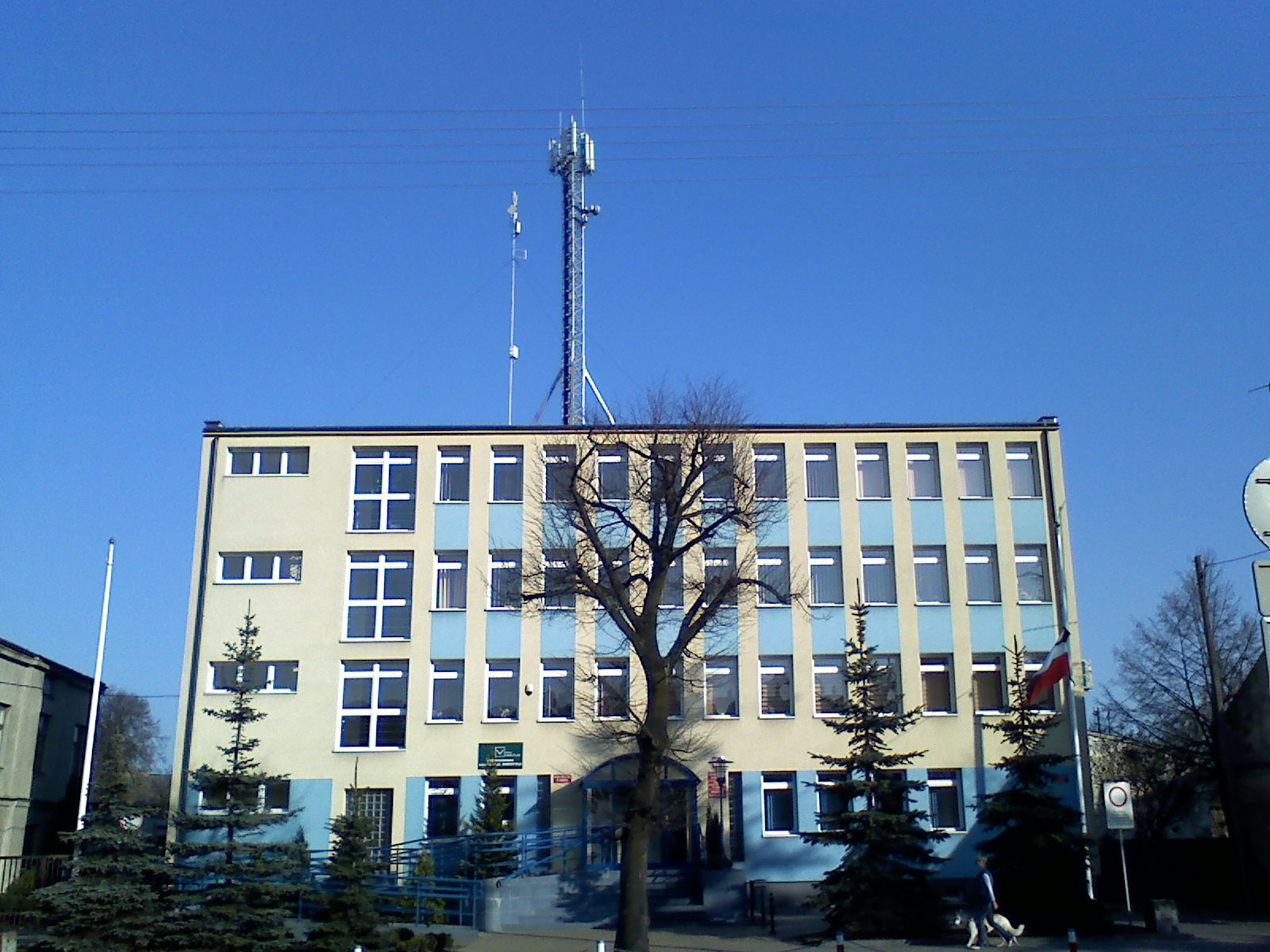 Urzd Miejski w Sierpcu, ulica Piastowska 11a, kwiecie 2010 r.