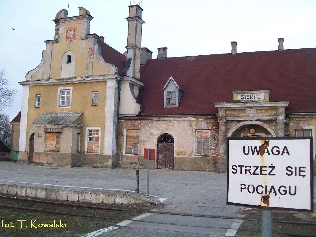 Zaskakujca informacja na sierpeckim dworcu.