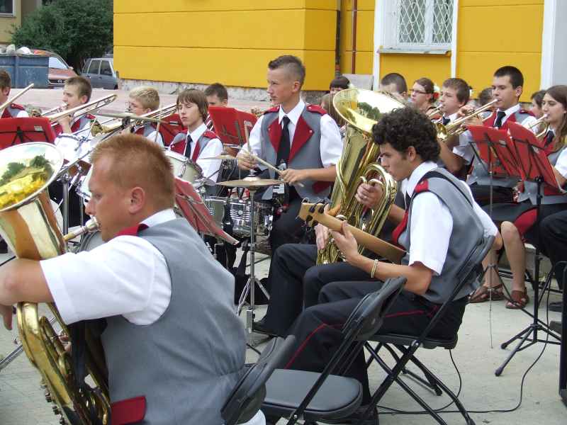 Letnia Serenada - Warszawa 2007 - Sekcja rytmiczna w akcji.