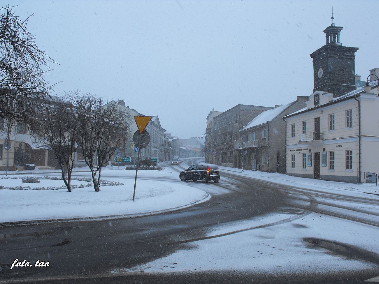 Niedzielny atak zimy, Plac Kard. Wyszyskiego, 8.02.2015 r.