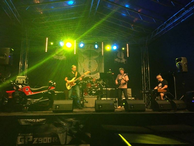 Koncert zespou WE PLAY BLUES podczas VIII Szlifowego Zlotu w Bledzewie, 26.08.2016 r.