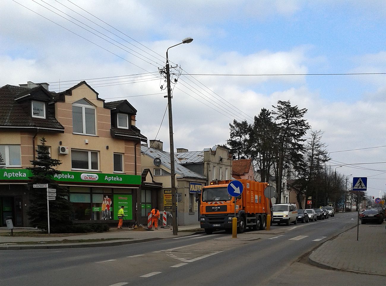 Sztuczny korek na ul. Piastowskiej z serii 