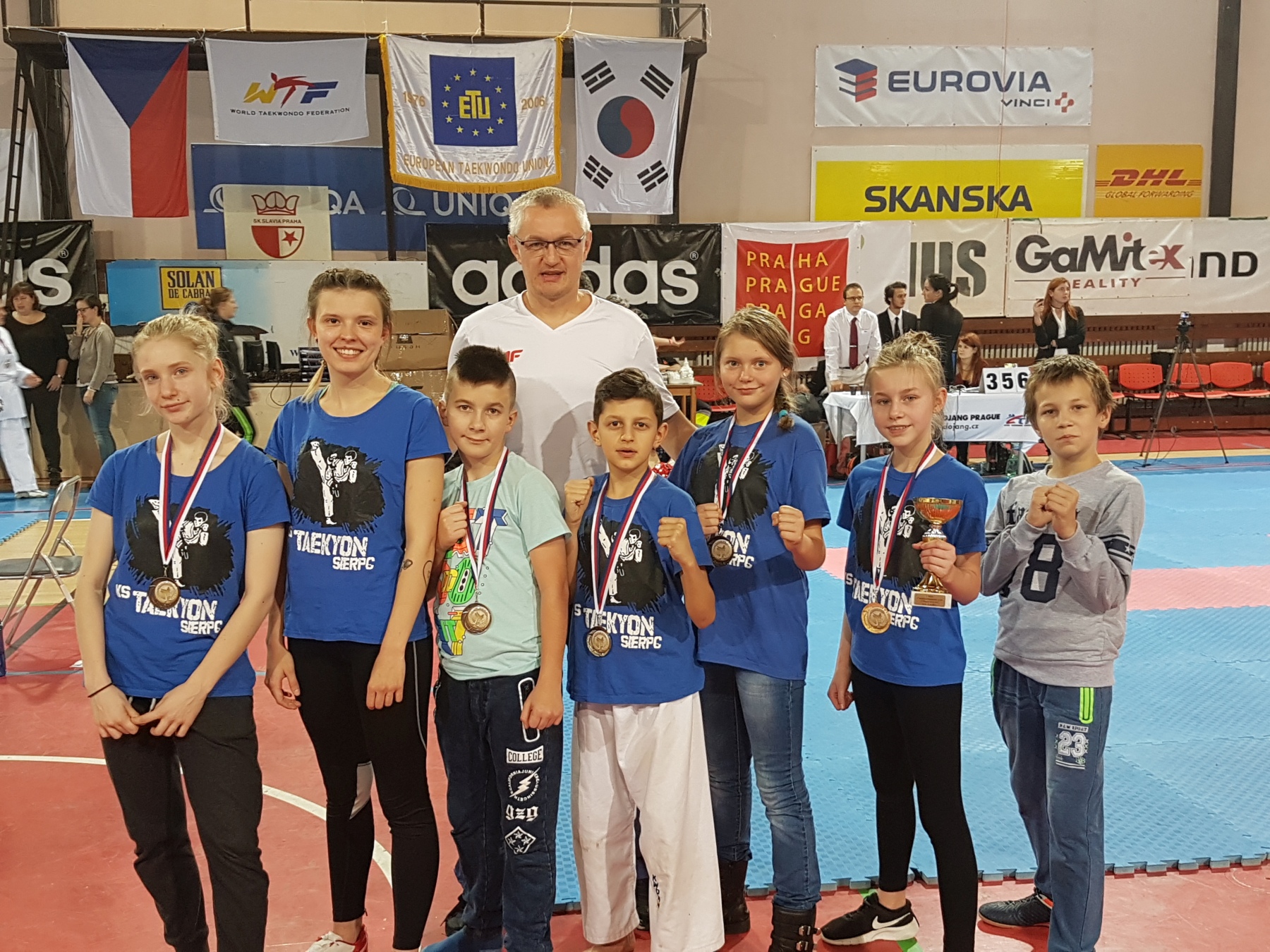 Turniej 5th Ambasador Korean's Cup and 15th Prague Open w czeskiej Pradze z udziaem zawodnikw KS Taekyon, 5.11.2017 r.