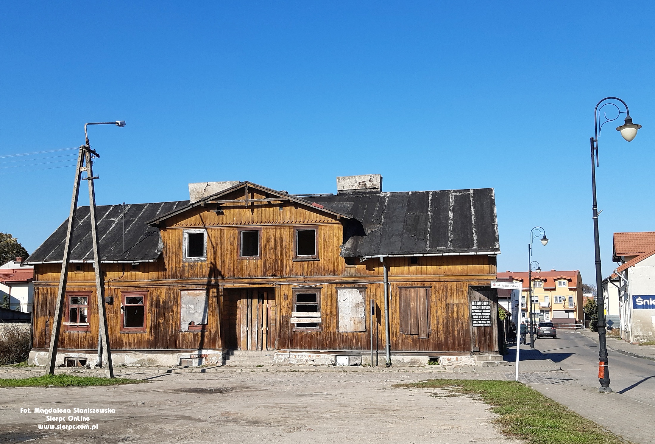 Dom z historią, który niedługo odejdzie w niebyt, ulica Jaśka Pilika, październik 2021 r.