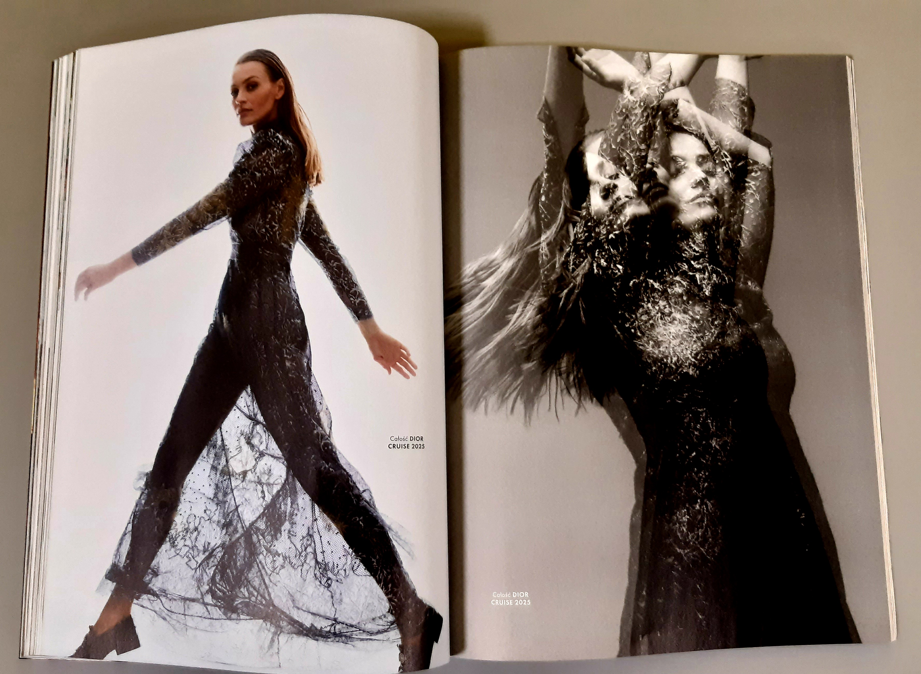 Anna Jagodziska na zdjciach w magazynie Elle 1/2025