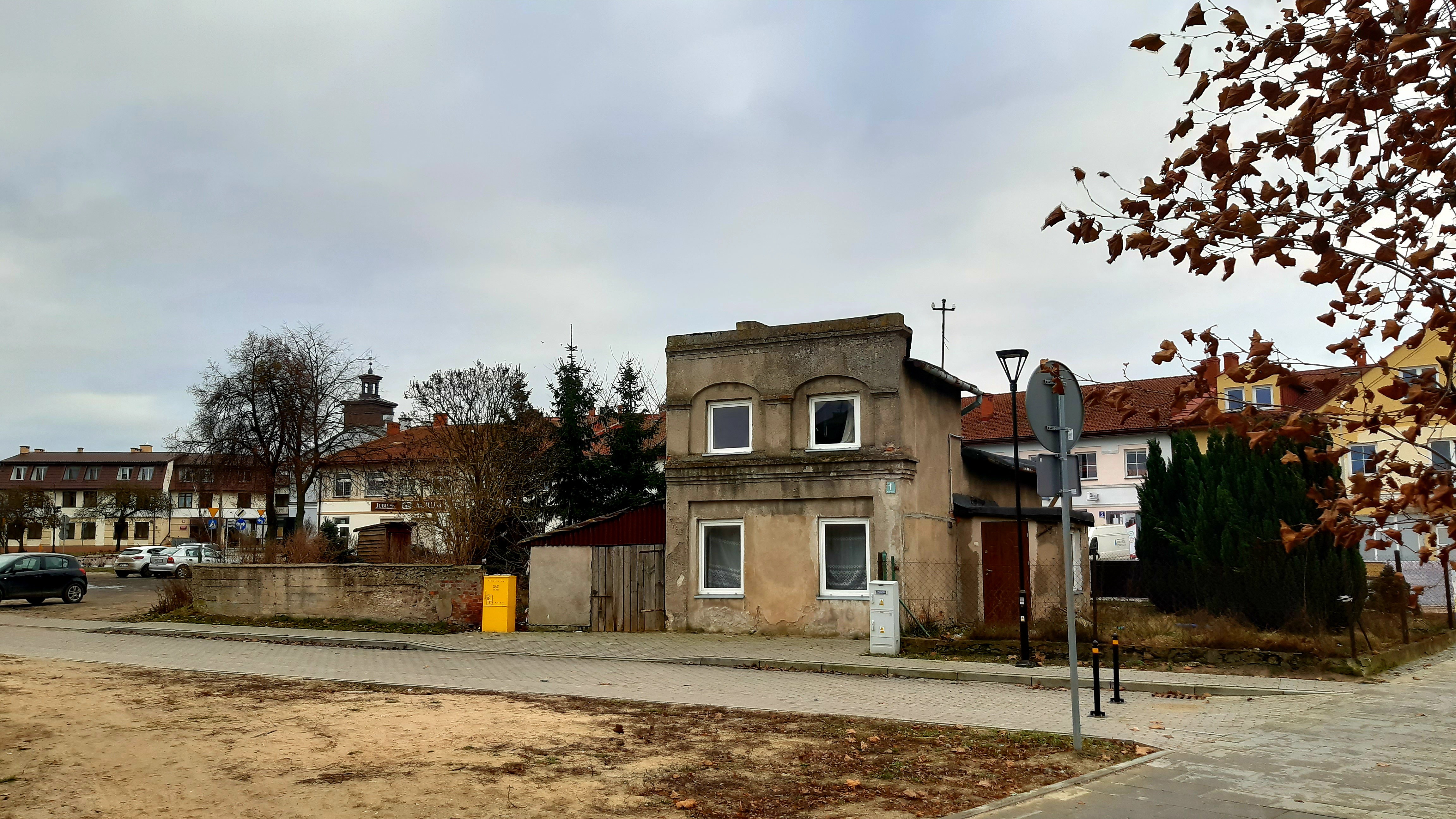Ulica Okrzei w&nbsp;Sierpcu, fot. grudzie� 2025&nbsp;r.
