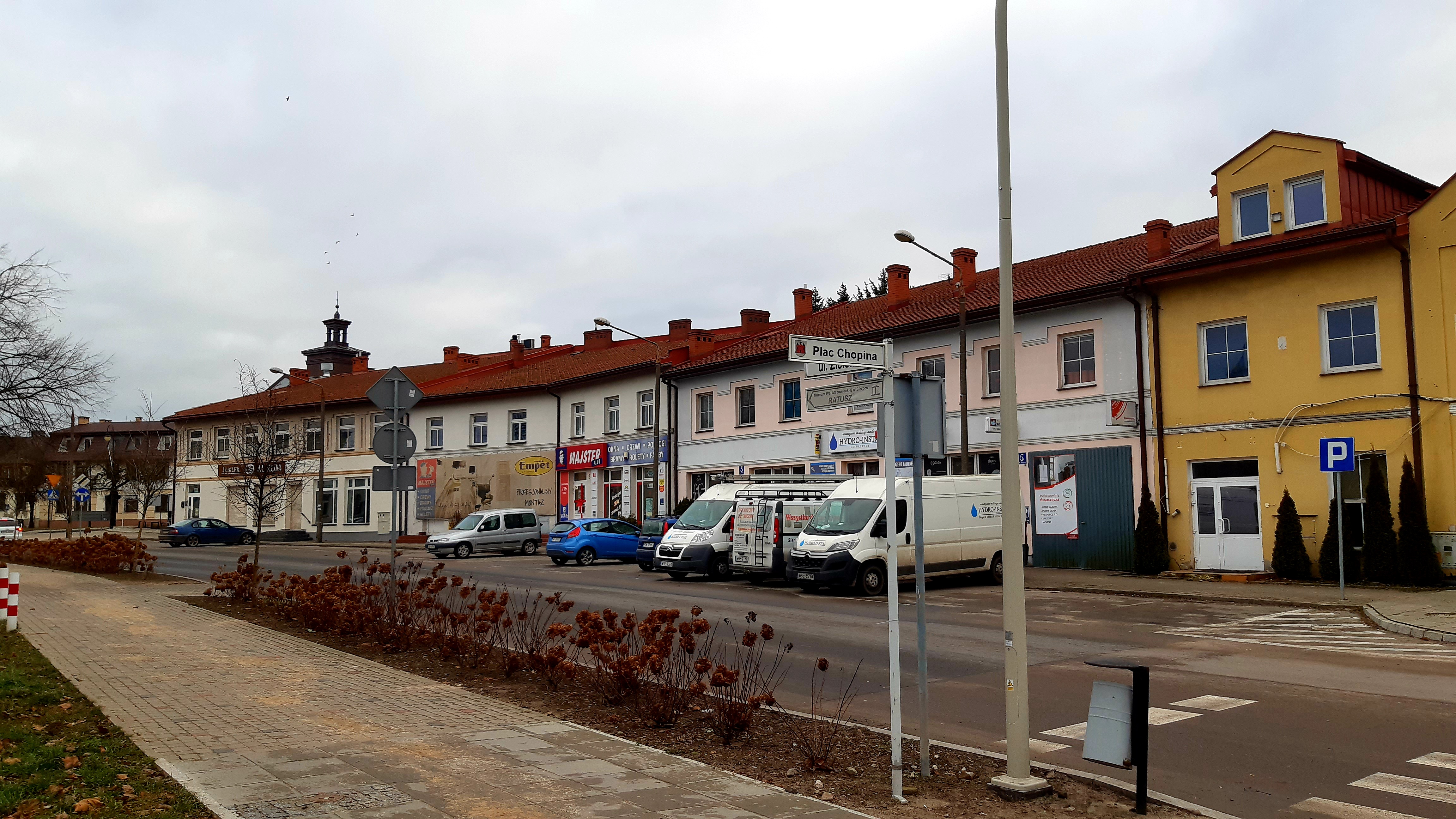 Ulica Zielona w&nbsp;Sierpcu, fot. grudzie� 2025&nbsp;r.