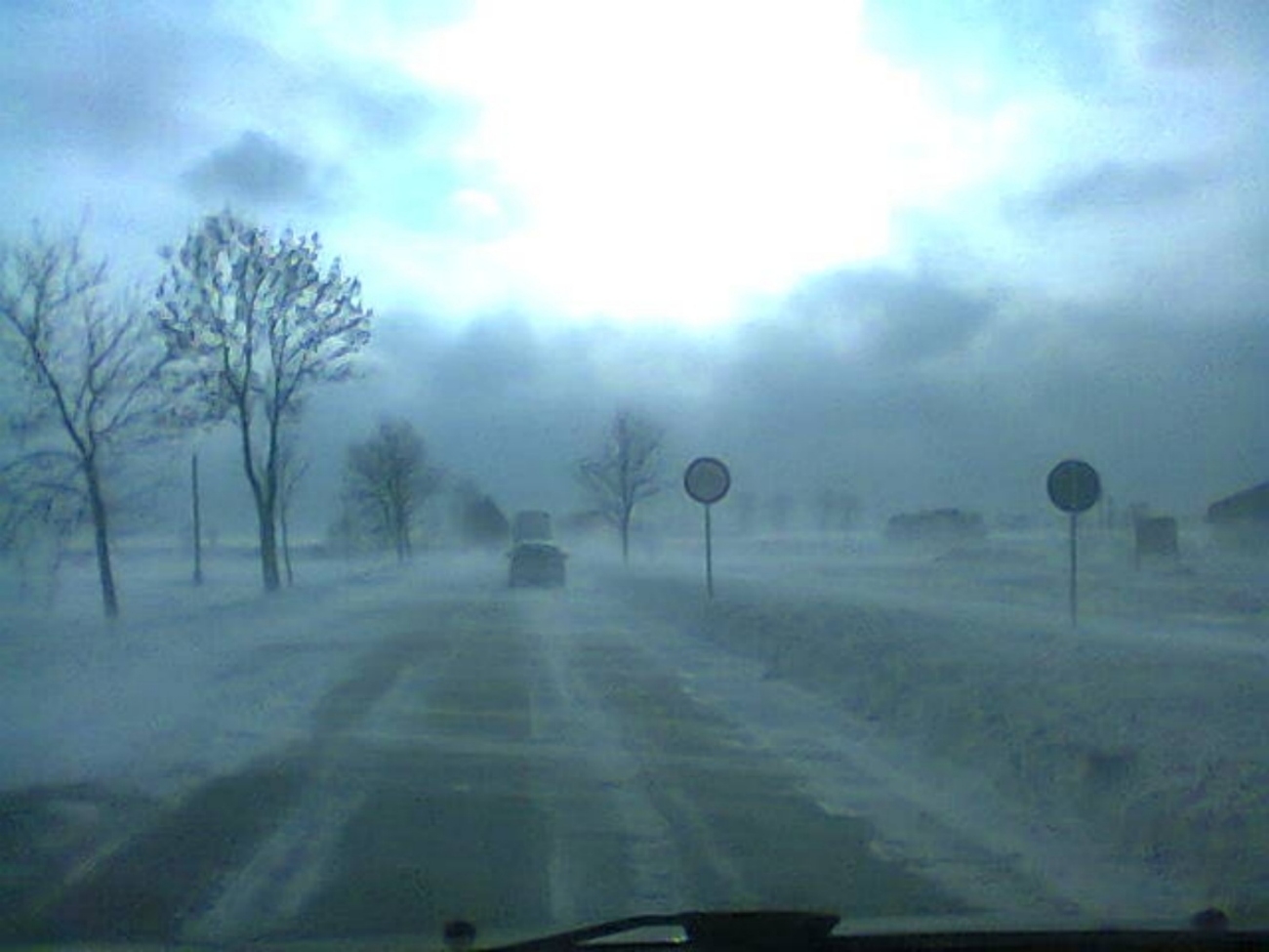 Droga Rociszewo - Sierpc w samo poudnie, 29.01.2014 r.