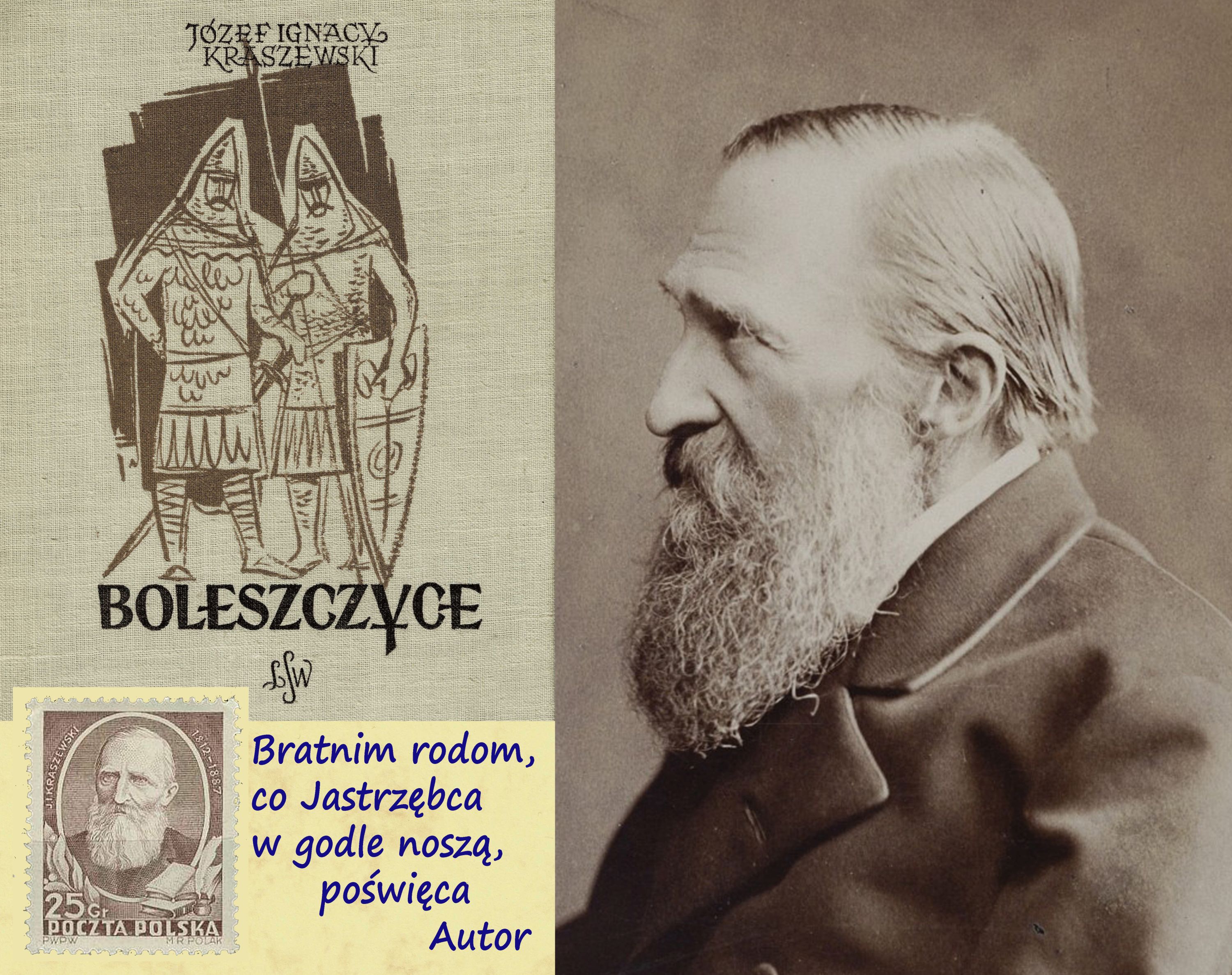 J�zef Ignacy Kraszewski i&nbsp;ok�adka powie�ci 