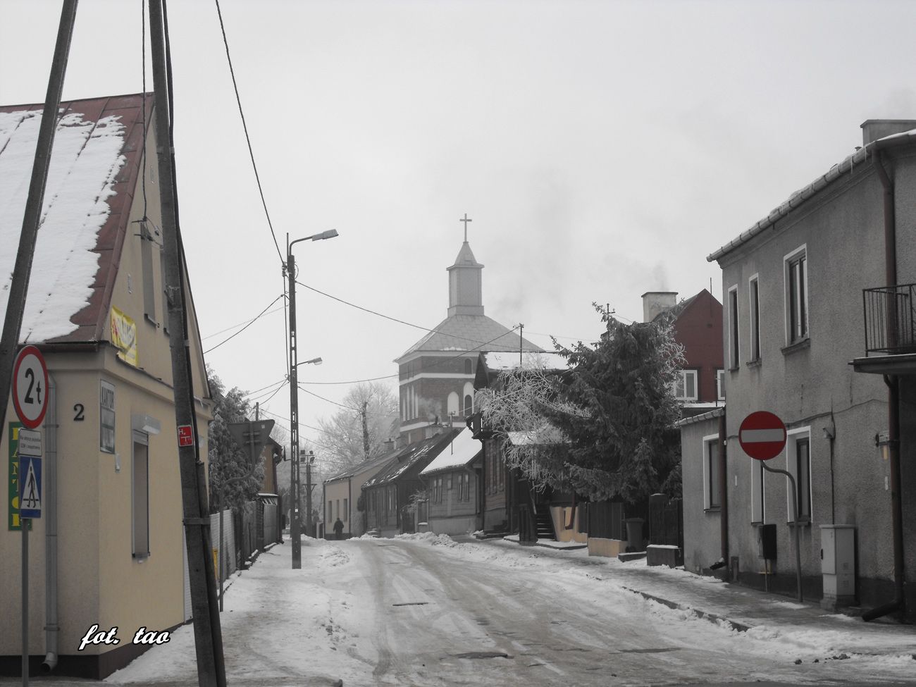 Ulica Benedyktyska to ju jedna z nielicznych ulic Sierpca, na ktrej panuje swoisty tajemniczy klimat, 18.01.2016 r.