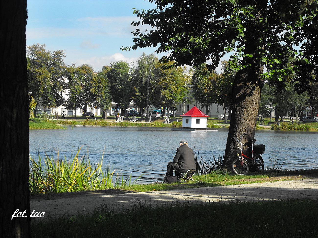 Park Jezirka to wspaniae miejsce do wypoczynku i uprawiania hobby wdkarskiego, wrzesie 2014 r.