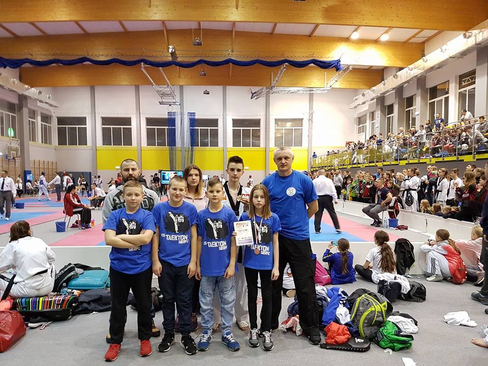 Reprezentacja KS Taekyon Sierpc na Midzynarodowym  Pucharze Polski - Bydgoszcz Cup w Taekwondo Olimpijskim, 26.03.2017 r.