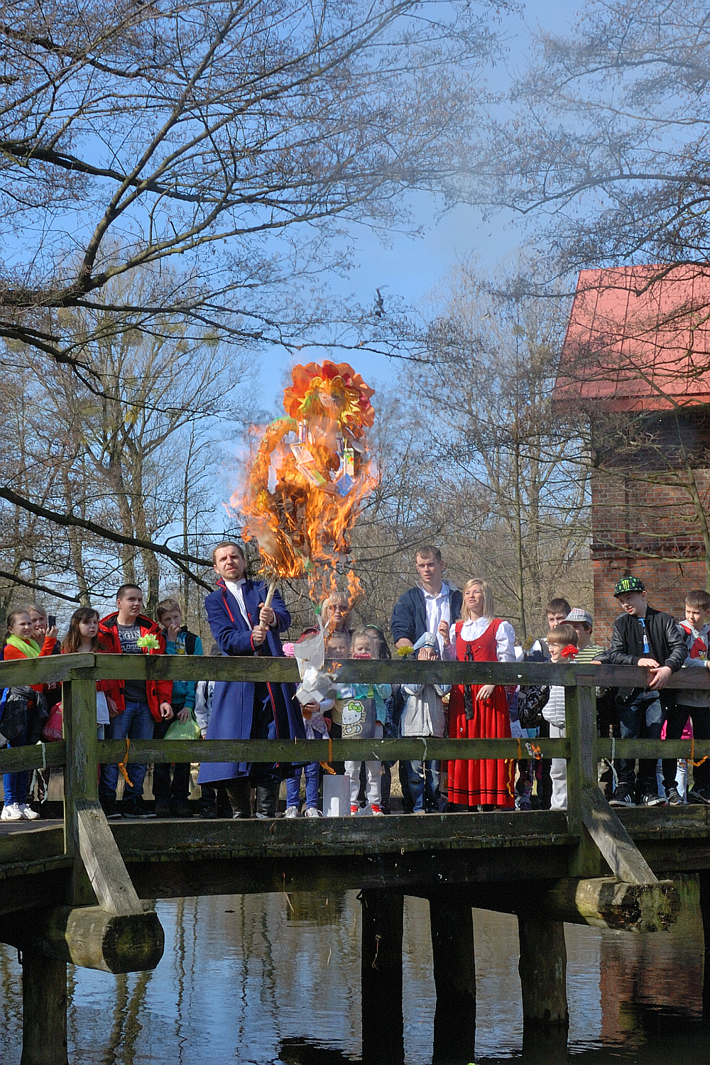 Muzeum Wsi Mazowieckiej w Sierpcu wraz dziemi i modzie dokonao symbolicznego przywitania wiosny, 21.03.2014 r.