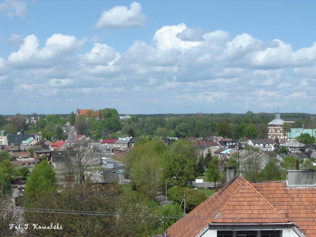 Widok na star zabudow miasta.