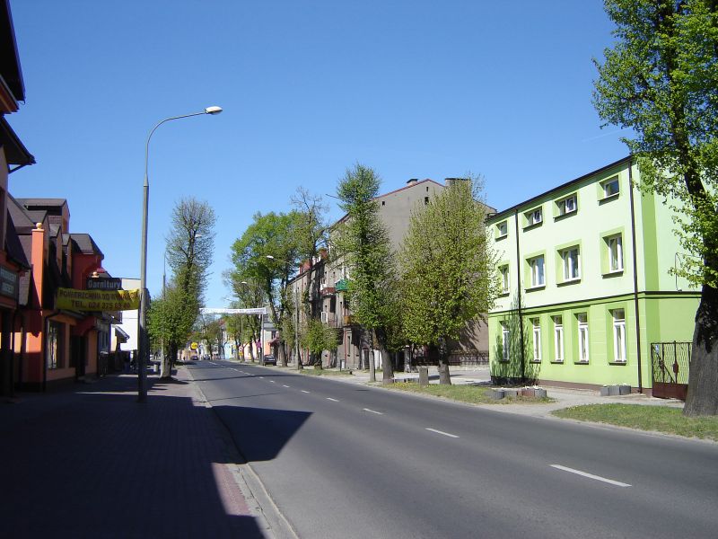 ul. Pocka (w pobliu Miejskiej Biblioteki Publicznej)