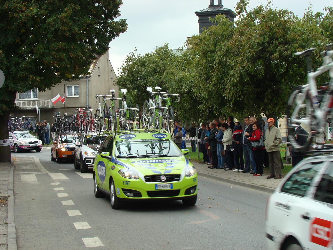 Tour de Pologne - Plac Wyszyskiego - po peletonie...