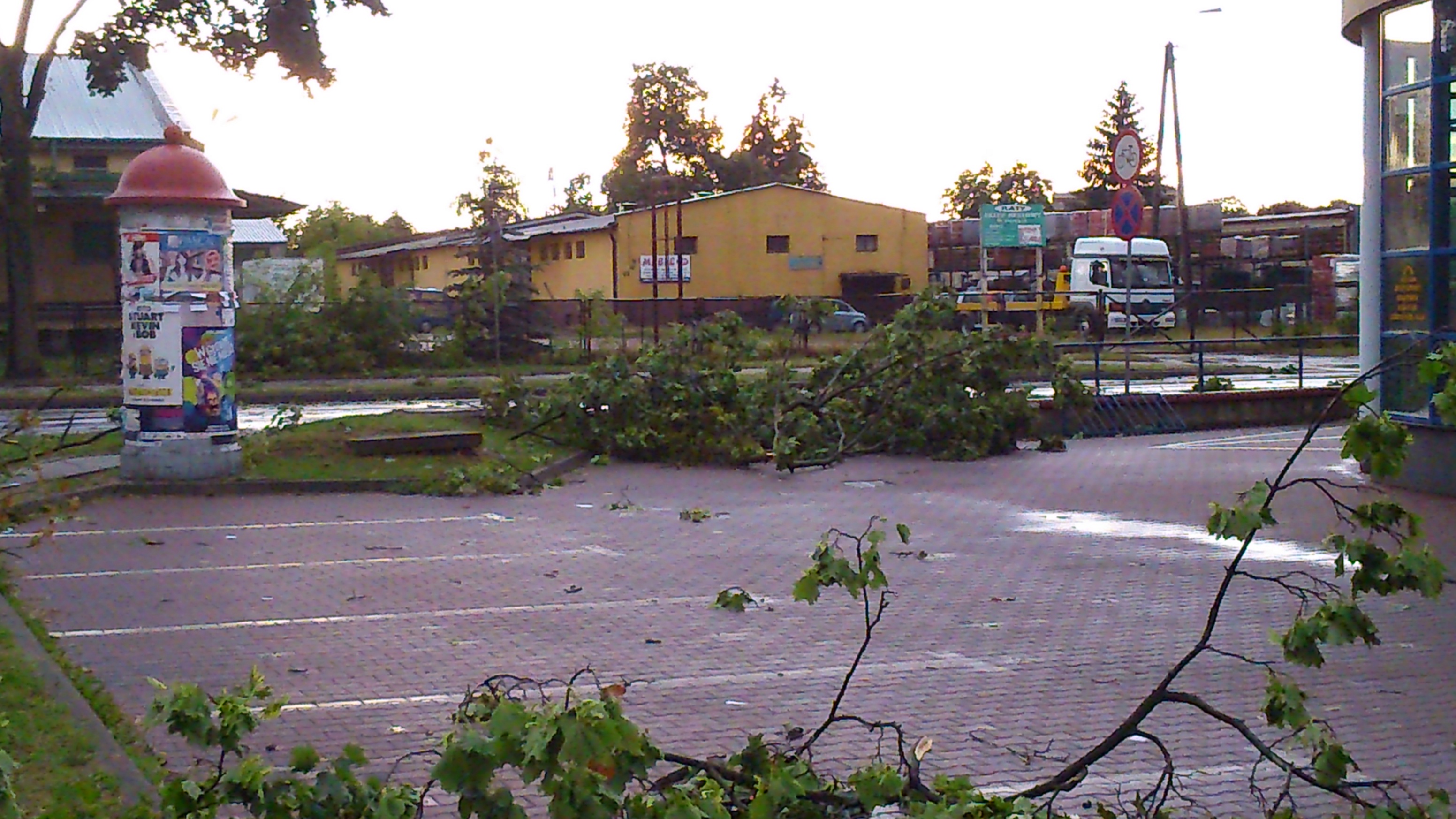 Widok na ul. Pocka z osiedla Witosa