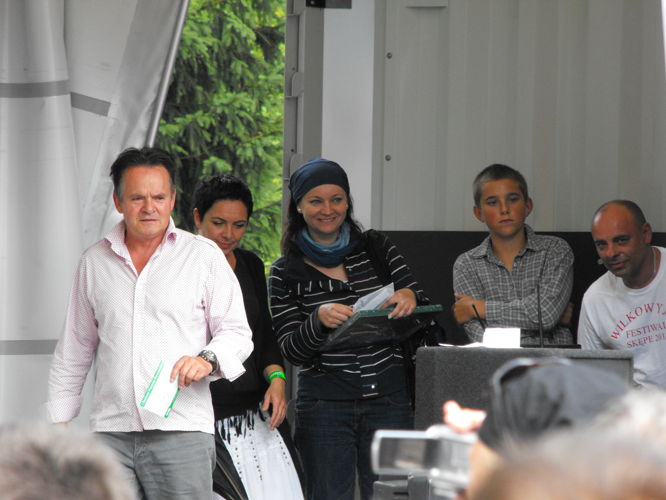 Festiwal Piosenki Ranczerskiej Wilkowyjce, Skpe 15.07.2012 r. Scena festiwalowa.