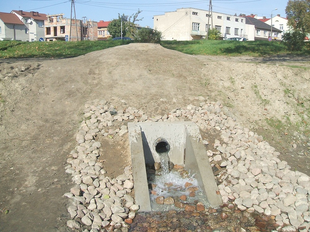Napełnianie Jeziórek wodą, 5.10.2008 r.