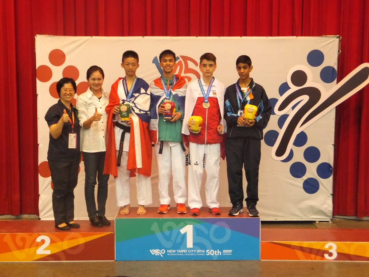 Brązowy medal dla Bartka Duszyńskiego na Światowych Igrzyskach Młodzieży Szkolnej na Tajwanie, Taipei - Tajwan 11-16.07.2016 r.