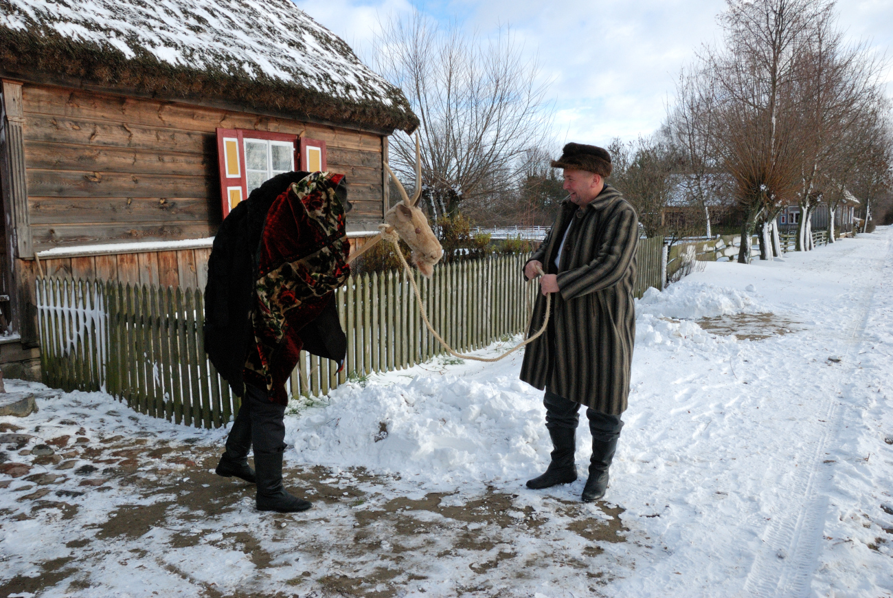 Zima w skansenie, grudzie 2013 r.